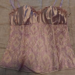 Satin Top Corset